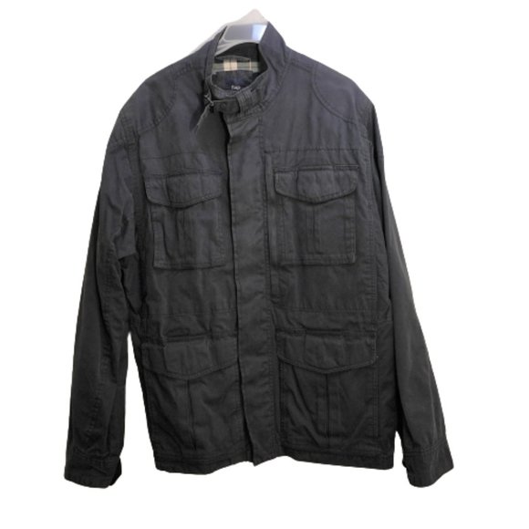 Gap Men's Military Style Field Zip Up Multi Pocket Jacket Green Medium - Picture 1 of 4